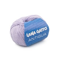 이태리 라나가또 안티구아(ANTIGUA) 100% 면사 뜨개실 수입실, 5842.화이트퍼플
