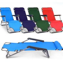 BNB 썬텐의자 썬베드체어 캠핑의자, 네이비, 1개