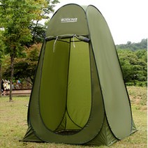 BUCK703 원터치 자동 텐트 낚시텐트 간이 샤워텐트, (카키), 1개