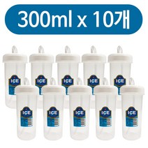 덕신 빨대컵(300ml)x(10개)병원물컵 빨대물병 환자용 PP빨대, 본상품선택