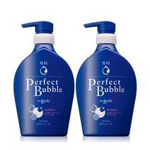 센카 퍼펙트 버블 포 바디 플로럴 플러스 500ml 2개 바디워시, 단품