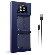 소니 NP-FM500H LCD 듀얼 충전기 A57 A58