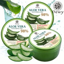 듀이 Dewy 리얼촉촉 알로에베라 수딩젤 98% 300g 알로에수딩젤 알로에젤, 3개