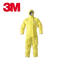 3M 보호복 MC3000 Plus Level C/Type 3 4&5 내산복 내화학복, 노란색