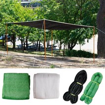 차광닷컴 단색 그늘막 캠핌용 단직 이중직 텐트 햇빛 차광막, 1개, 검정색 95%_(무봉제) 5.5m x 8m