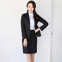 더웨이나인 심플형 치마정장 여성정장세트 XS~5XL 빅사이즈