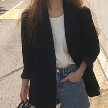 어텀 투버튼 루즈핏 테일러드 싱글 자켓