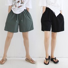  애플망고샵 2세트 빅사이즈 여름 쿨 아이스 반바지 밴딩팬츠 