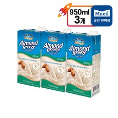 블루다이아몬드 아몬드 브리즈 오리지널, 950ml, 3개