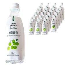 토민 샤인클링 탄산음료, 24개, 350ml