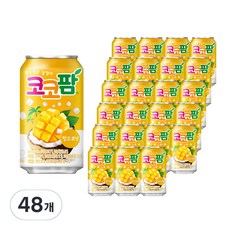 해태htb 코코팜 망고코넛, 340ml, 48개