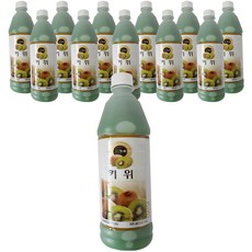 청솔 키위 음료베이스, 835ml, 12개