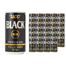 UCC 블랙넌슈가 캔, 185ml, 30개