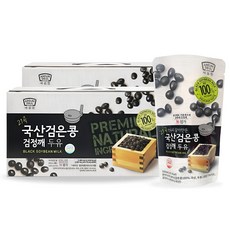 아름뜰 맷돌로 갈아만든 국산 검은콩검정깨두유, 180ml, 40개