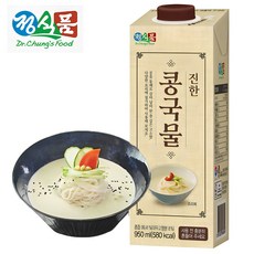 콩을 통째로 갈아넣은 정식품 진한콩국물 950ML 6개