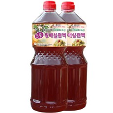 하동 매실원액 지리산산골 3년숙성 토종 황매실원액 1800ml 매실청 매실액기스 매실액, 1.8L, 2개