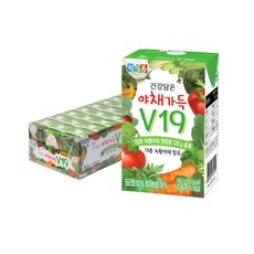 정식품 건강담은 야채가득 야채즙 V19, 145ml, 24개