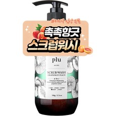 플루 스크럽워시 자몽피치, 500g, 1개