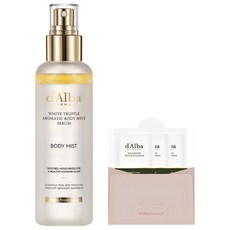 달바 화이트 트러플 아로마틱 바디 미스트 세럼 180ml + 밸런싱 비건 젤 클렌저 3ml x 3p, 1세트