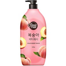 샤워메이트 복숭아 바디워시 과일향, 1g, 1개