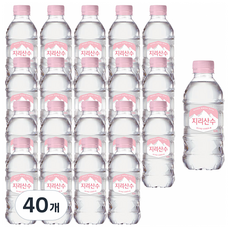 지리산수 핑크, 330ml, 40개