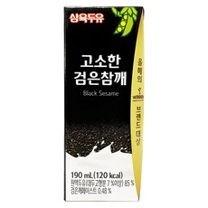 삼육두유 고소한 검은참깨, 190ml, 72개