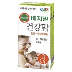 베지밀 건강맘 두유, 190ml, 32개 - 투유모유