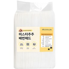 미스터추추 강아지 배변패드 50x40 18g, 100개입, 1개 - 한장쓱