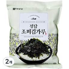 정담김 조미 김가루, 1kg, 2개