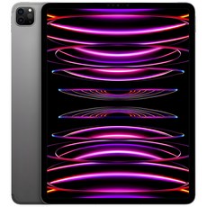 Apple 정품 2022 아이패드 프로 12.9 6세대 M2칩, 스페이스그레이, 1TB, Wi-Fi+Cellular