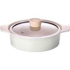 키친플라워 쿠킨 인덕션 레몬민트 세라믹 전골 냄비, 20cm, 민트, 1개