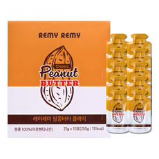 레미레미 짜먹는 땅콩버터 100% 클래식 (소포장 10개입)