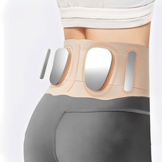 가이더스 얇고 가벼운 슬림핏 허리보호대, 1개, 스킨