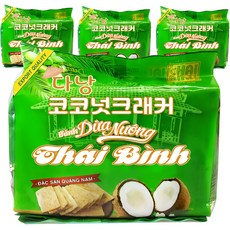 타이 빈 다낭 코코넛크래커, 180g, 4개