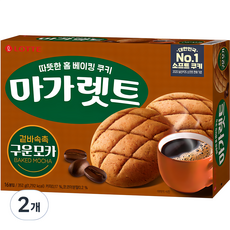 마가렛트 롯데제과 구운모카 대, 352g, 2개 - 미니파이케어