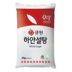 큐원 하얀 설탕, 5kg, 1개