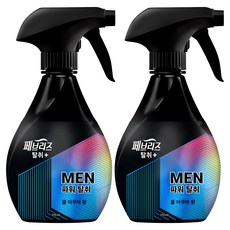 페브리즈 섬유탈취제 맨 쿨아쿠아향 본품, 370ml, 2개