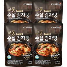 교동식품 교동 프리미엄 순살 감자탕, 500g, 4개