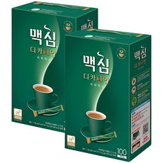 맥심 디카페인 커피믹스, 11.8g, 100개입, 2개 - 디카추천