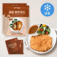 곰곰 왕돈까스 330g + 소스 150g (냉동)