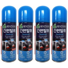 청개구리 에어컨히터 간편 차량용탈취제, 220ml, 4개
