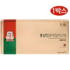 정관장 홍삼진고데일리스틱 (10gx30포) 1박스+쇼핑백, 30회분, 1박스