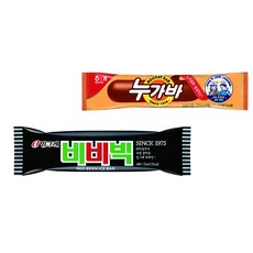 누가바 20개+비비빅 오리지널 20개 /아이스크림, 40개, 70ml - 하드