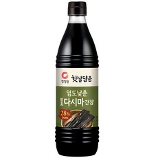 햇살담은 염도낮춘 발효다시마 간장, 840ml, 1개 - 잔장