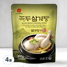 마니커 녹두 삼계탕 냉장, 900g, 4봉