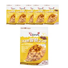 참좋은간식 그대로 말랑 강아지 간식, 큐브고구마, 250g, 6개 - 강아지간식말랑큐브