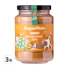 슈퍼너츠 100% 땅콩 피넛버터 크런치