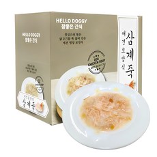 참좋은간식 애견보양식 삼계죽, 삼계맛, 80g, 10개 - 강아지삼계죽