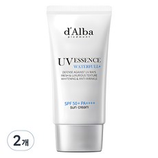 달바 워터풀 에센스 선크림 SPF50+ PA++++, 50ml, 2개