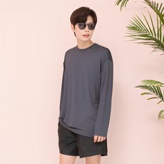 래시플 남성용 루즈핏박시 래쉬가드 상하의 세트